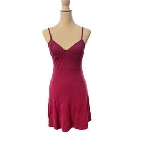 WILD FABEL FUSCIA SPHAGHETTI STRAP SUNDRESS SIZE XS